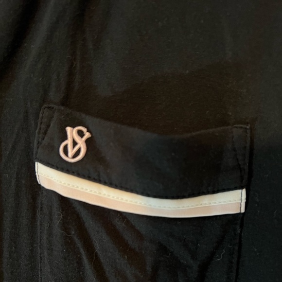 VICTORIA’S SECRET Black Modal Classic Lounge Nightshirt - Size Medium 🖤 - Picture 4 of 5